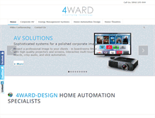 Tablet Screenshot of 4ward-design.com